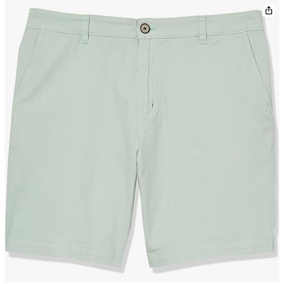 Caribbean Joe Other - Caribbean Joe Shorts Mens Chino Aqua Size 42 Cotton Golf Stretch Comfort